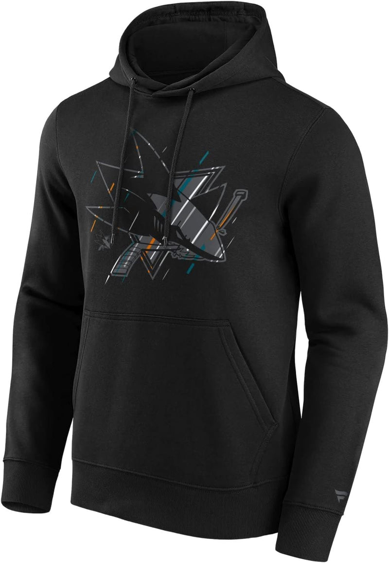 Fanatics San Jose Sharks Etch NHL Hoodie Schwarz XXL, XXL