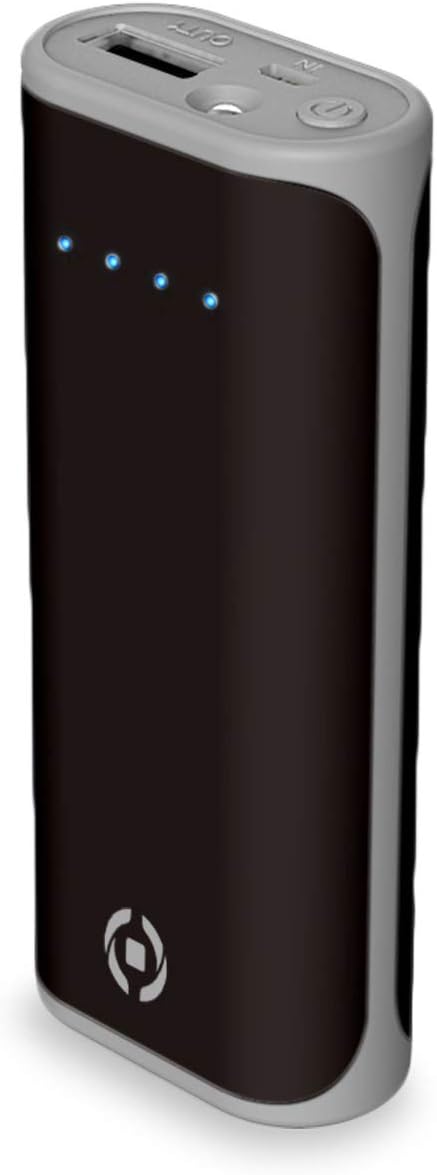 Celly-Powerbank Daily 5000mAh Schwarz Black, Black