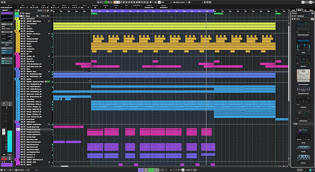 Steinberg Cubase Pro 13 Upgrade für Cubase AI 12/13, Audio-MIDI-Sequenzer für Studioanwendungen oder