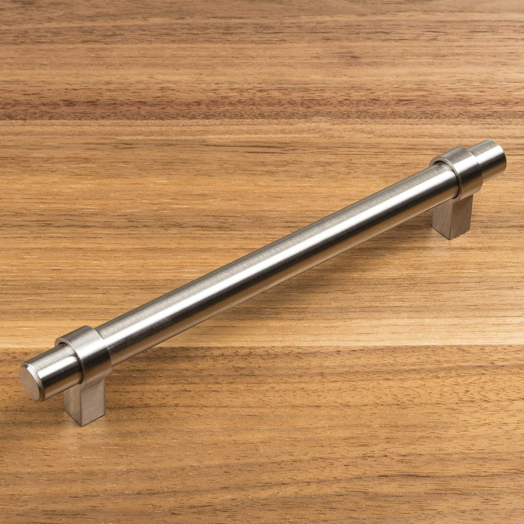 10 x SO-TECH® Stangengriff Schubladengriff G20 Edelstahloptik Ø 14 mm BA 160 mm BA: 160 mm, BA: 160