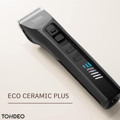 TONDEO Haarschneidemaschine ECO CERAMIC PLUS LI | Haarschneider mit Lithium-Ionen-Akku | 2-way - Akk