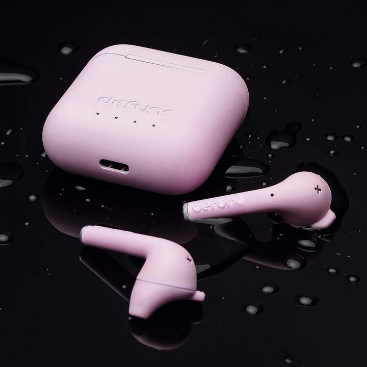 Defunc Wireless Earbuds True Go Slim IPX4 Wasserdicht In-Ear 5.0 Bluetooth Stereo-Ohrhörer mit integ