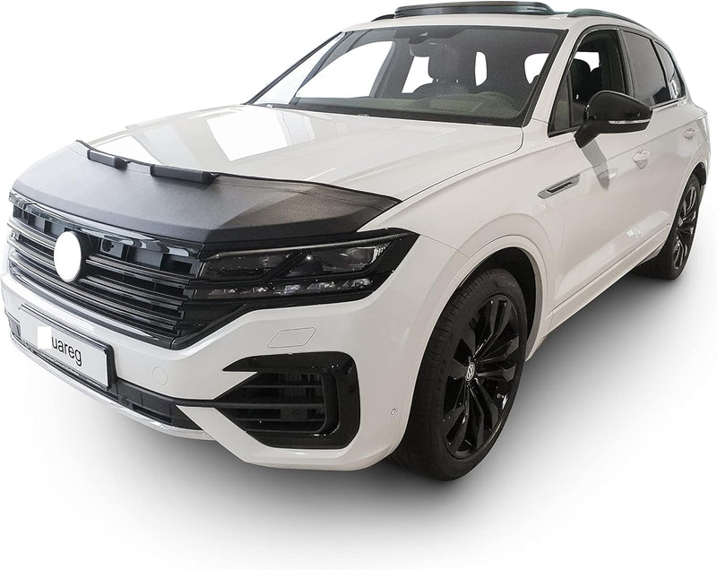 AUTO-BRA AB-00548 Carbon Optik kompatibel mit VW Volkswagen Touareg Bj. ab 2018 Haubenbra Steinschla