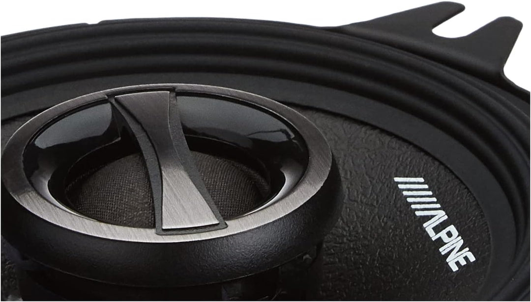 Alpine S-S40-10 cm (4-Zoll) 2-Wege-Koaxial-Lautsprechersystem