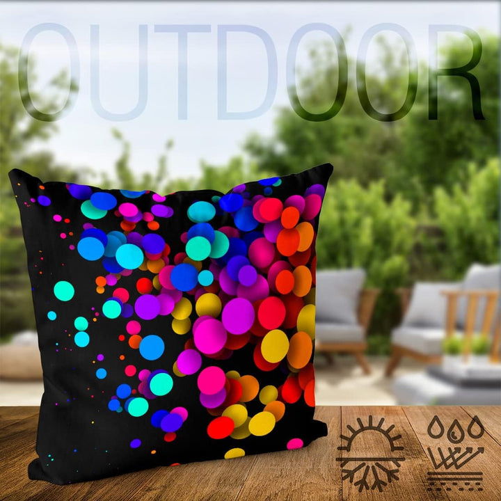VOID Bälle Schwarz Kissenbezug Kissenhülle Sofakissen Kissen Deko Outdoor-Kissen Dekokissen, Kissen
