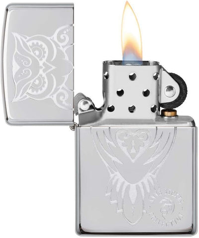 Zippo - Anne Stokes Collection - High Polish Chrome, Lustre - Sturmfeuerzeug, befüllbar, in hochwert