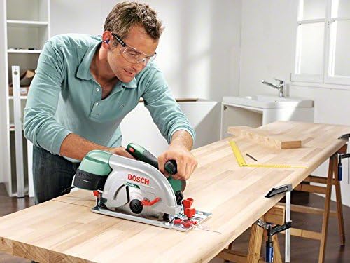 Bosch Home and Garden Bosch Kreissäge PKS 66 A (Präzises Sägen in Holz, 1600 Watt, max. Schnitttiefe