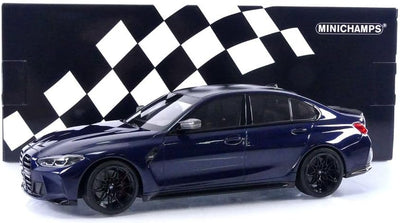 Minichamps 155020201 1:18 BMW M3-2020-Blue Collectible Miniaturauto, blau