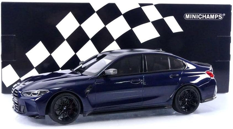 Minichamps 155020201 1:18 BMW M3-2020-Blue Collectible Miniaturauto, blau