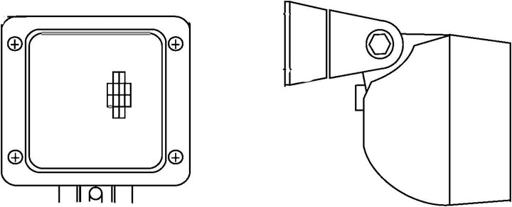 HELLA - Halogen-Arbeitsscheinwerfer - Ultra Beam - 12/24V - Anbau/geschraubt - für waagerechte Befes