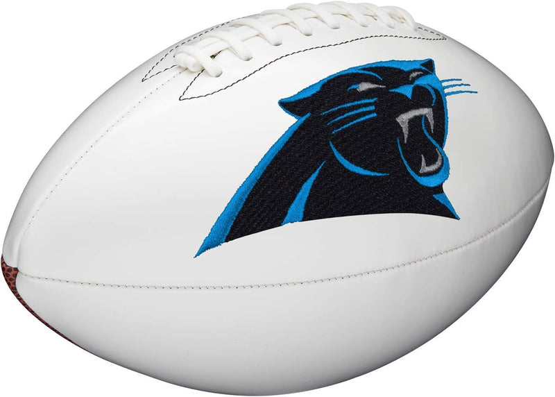 WILSON NFL Team Alliance Fussbälle Carolina Panthers Official Fussball mit Autogramm von Live Signat