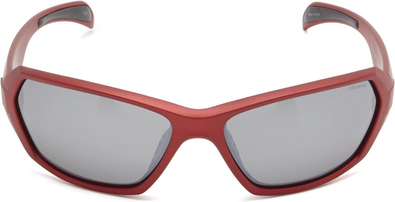 Polaroid Unisex-Erwachsene P7312-33W-JB Sonnenbrille, Rot (Rojo), 63