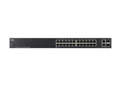 Cisco SF220-24 Fast Ethernet und 2-Port Gigabit Ethernet Smart Switch (SF220-24-K9-UK)