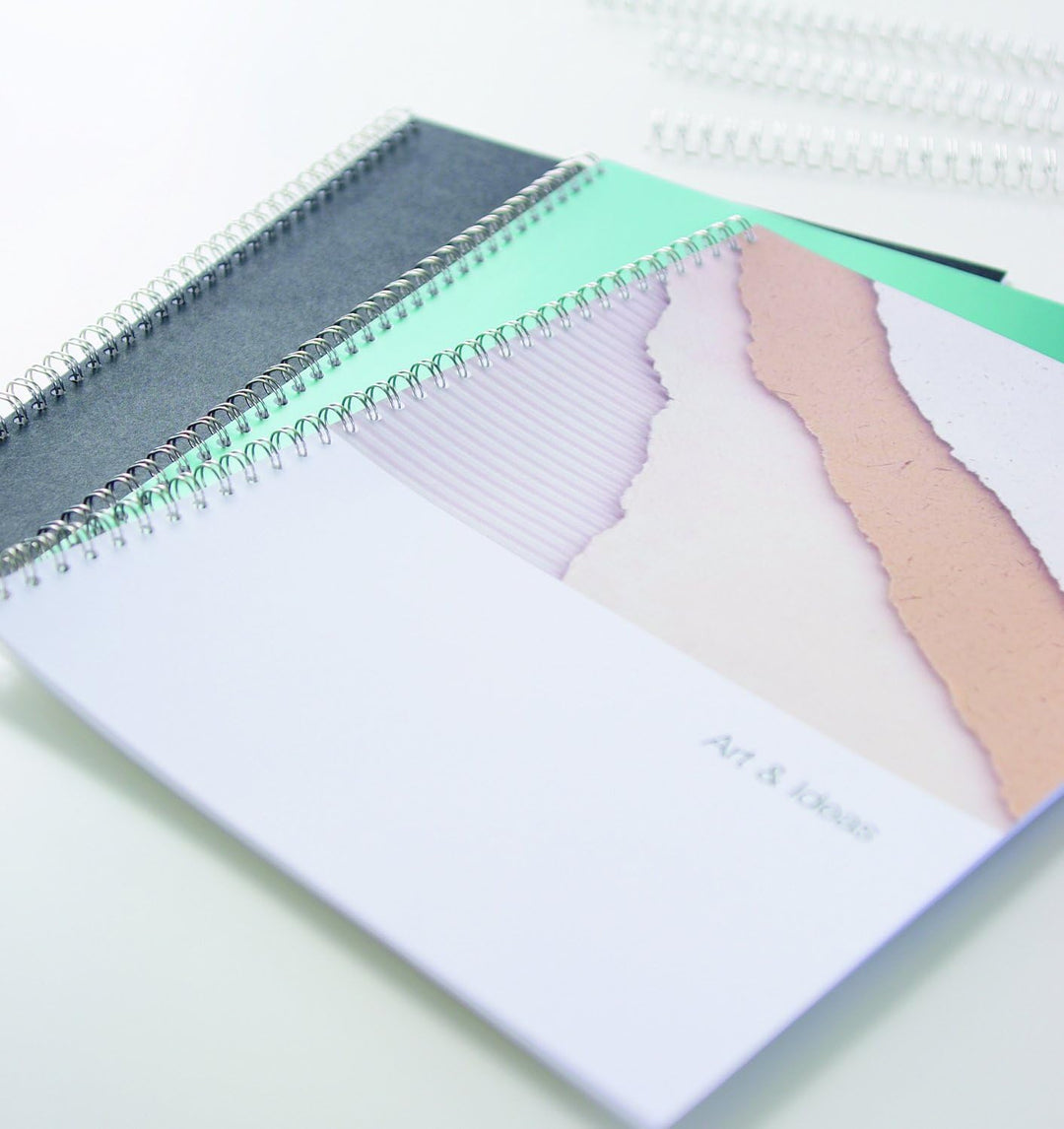 Fellowes Drahtbinderücken A4, 14mm, silber, 100 Stück 14 mm, 14 mm