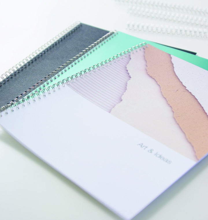 Fellowes Drahtbinderücken A4, 14mm, silber, 100 Stück 14 mm, 14 mm