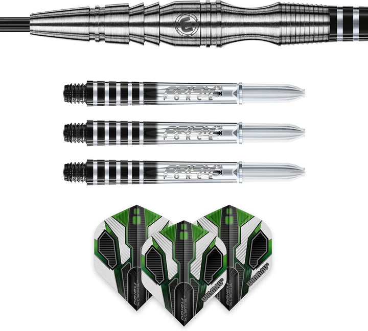 Winmau Sniper Profi Wolfram Steeltip Dartpfeile Set mit Flights und Schäfte 23 g, 23 g