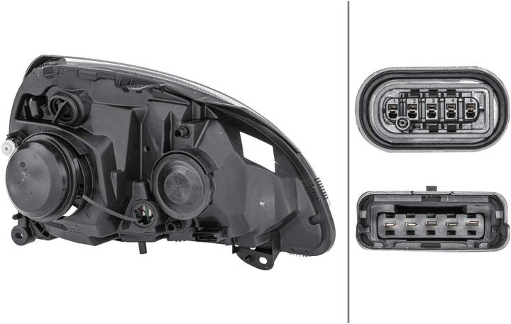 HELLA 1DL 008 461-791 Halogen/Xenon-Hauptscheinwerfer - links - für u.a. Renault Clio II (Bb_, Cb_)