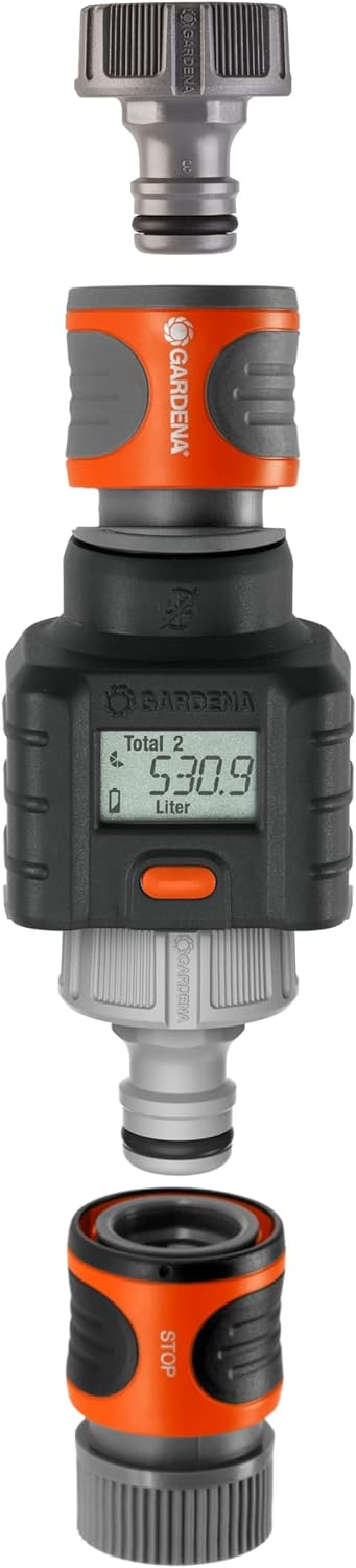 Gardena Wasser Timer Water Smart Flow Meter