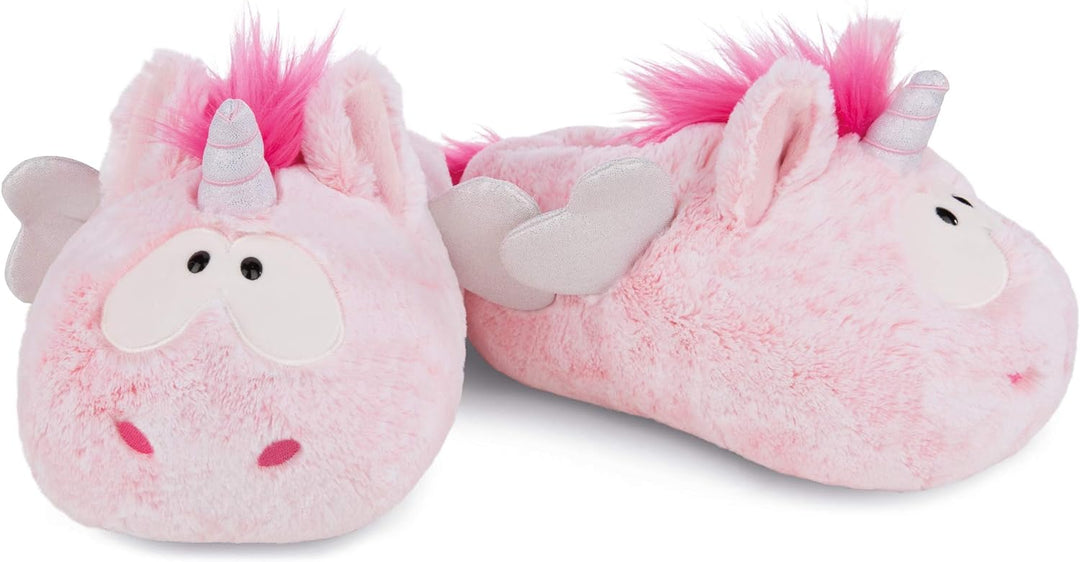 Nici 44375 Hausschuhe Plüsch rosa Einhorn Pink Harmony Gr. 38-41 Medium/Large, Medium/Large