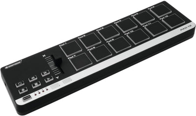 Omnitronic PAD-12 MIDI-Controller | USB-MIDI-Controller mit 12 Pads für Musiker, Produzenten und DJs
