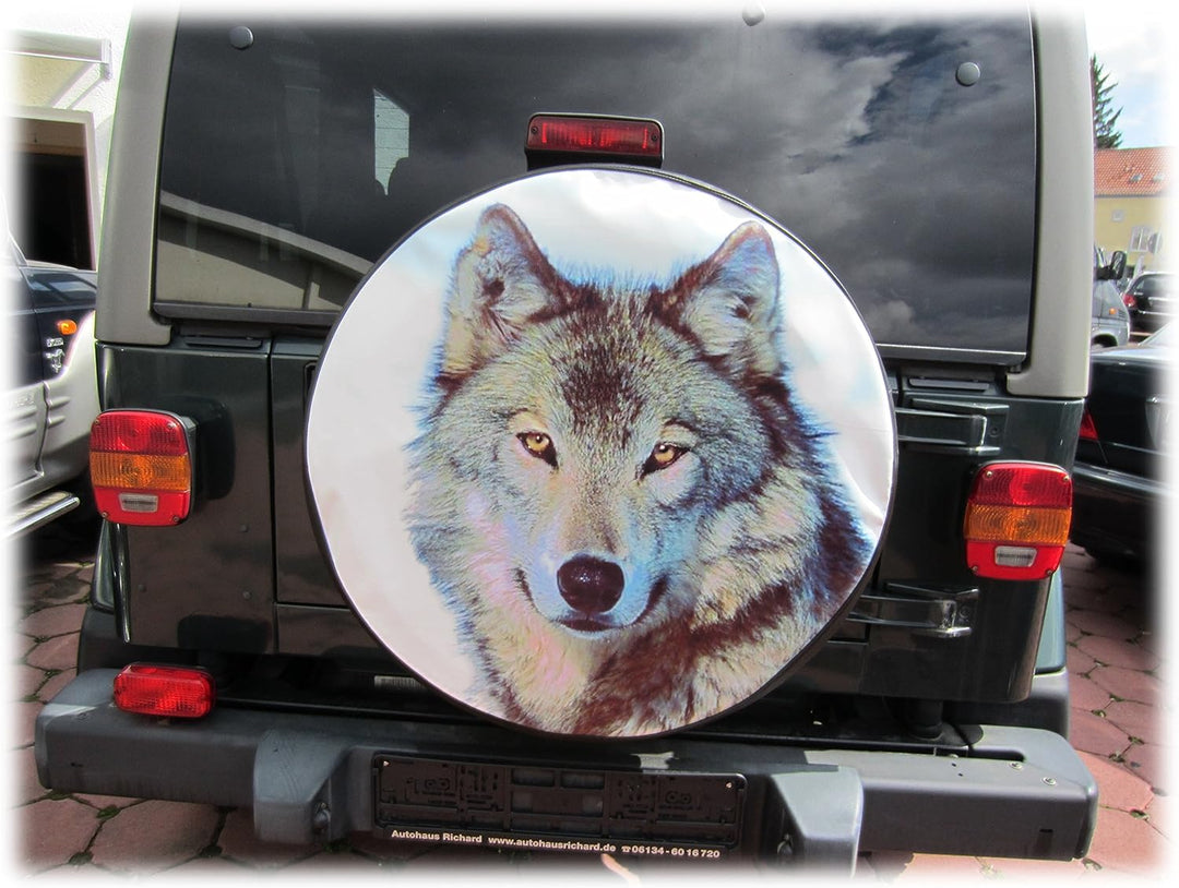 AB3-00210 WOLF 2 Reserveradabdeckung 79x30 cm Ersatzradabdeckung Reserveradhülle Reifencover Radhüll