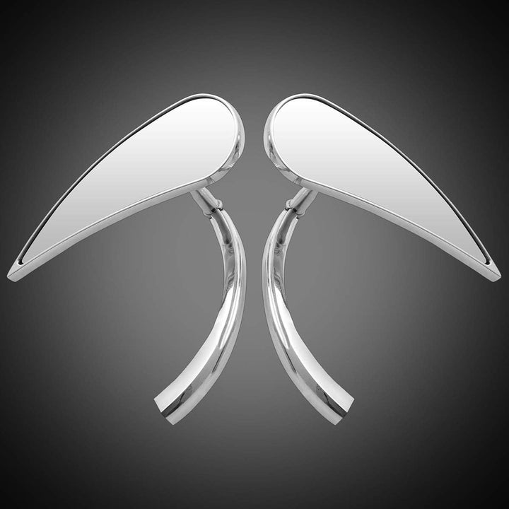 KATUR Motorrad CNC Aluminium Rückspiegel Iron Horse Black Blade Spear Einstellbare Motorrad Rückspie
