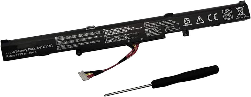 ZJSTRO Laptop Akku für ASUS A41N1501 L41LK2H A41LK9H ROG GL752V N752VW GL752JW GL752VLM GL752V N552V