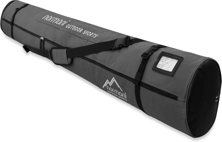 normani Skitasche Skisack - doppelt gepolstert und Längenverstellbar 160 bis 190 cm mit integriertem