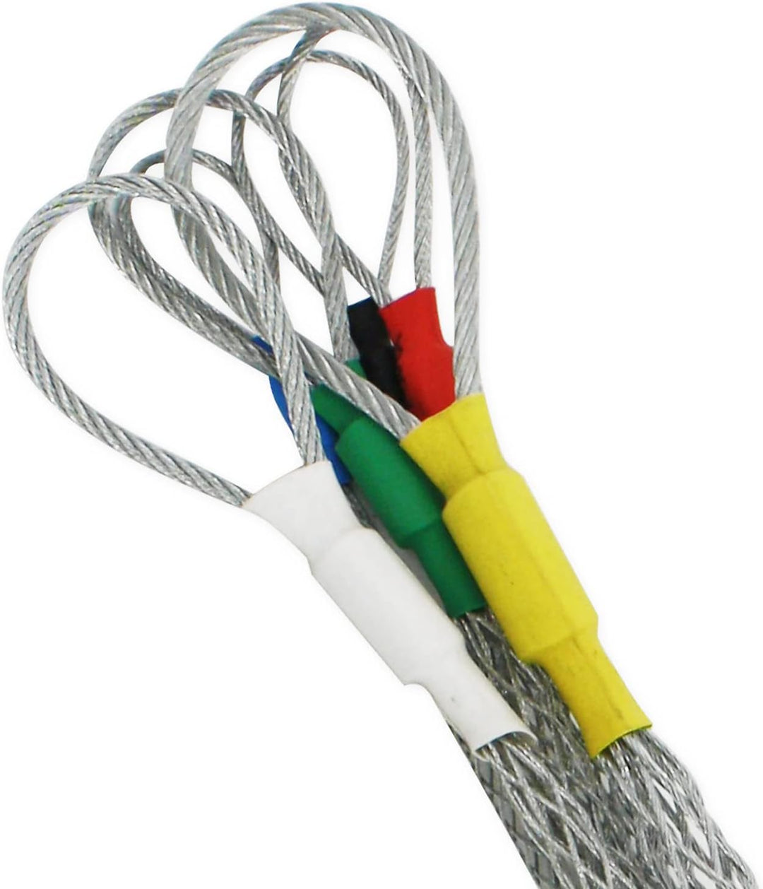 IRSCorp Kabelzug-Griffsocken-Set, verzinkter Stahl, rutschfest, Rohrkabel, Drahtzuggriffe, Lassos-Se