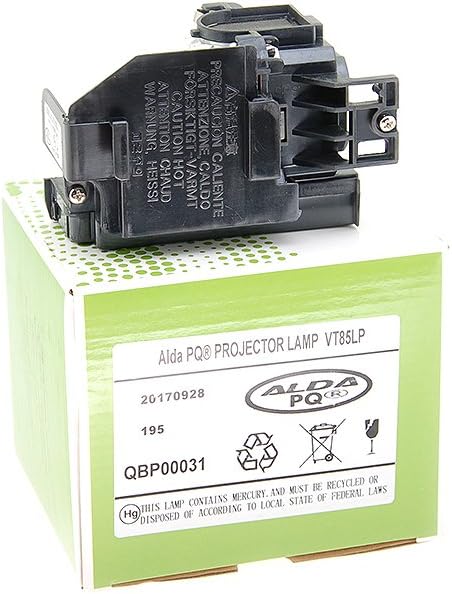 Alda PQ-Premium, Beamerlampe/Ersatzlampe kompatibel mit VT85LP, 50029924, VT85LP+ für NEC VT480,VT49