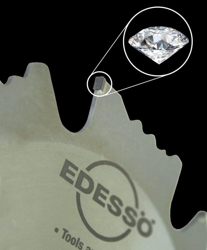 Edessö 5112601230 DP-Kreissägeblatt sdb 2 Knl DP 260x2, 4/1, 6x30 Z=12 F neg, Silber