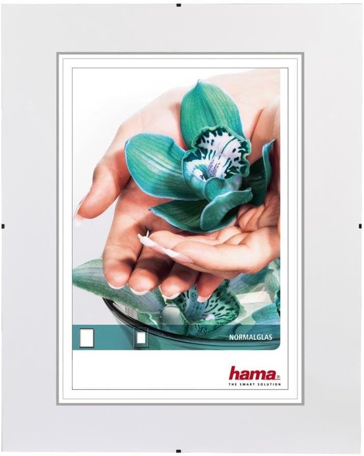 hama Rahmenloser Bildhalter "Clip-Fix", 60 x 80 cm, Normal/63046 60x80
