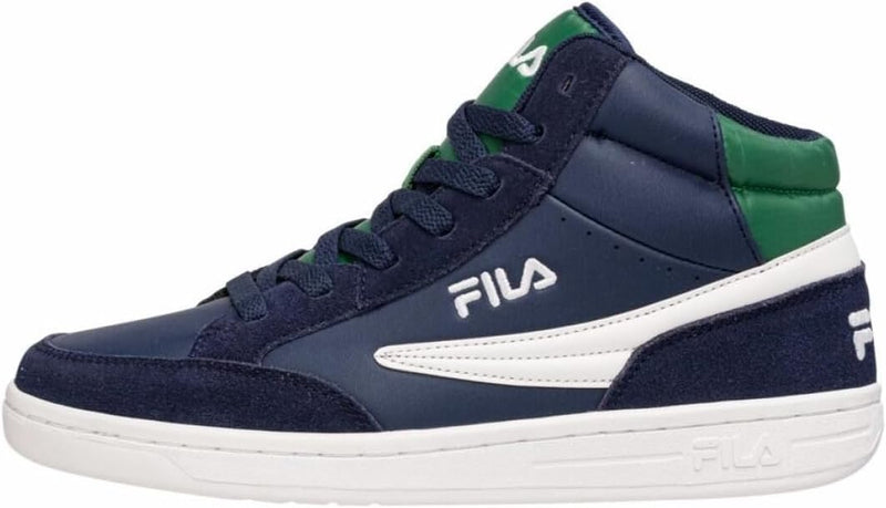 FILA Unisex Kinder Crew Mid Teens Sneaker 36 EU Fila Navy Verdant Green, 36 EU Fila Navy Verdant Gre