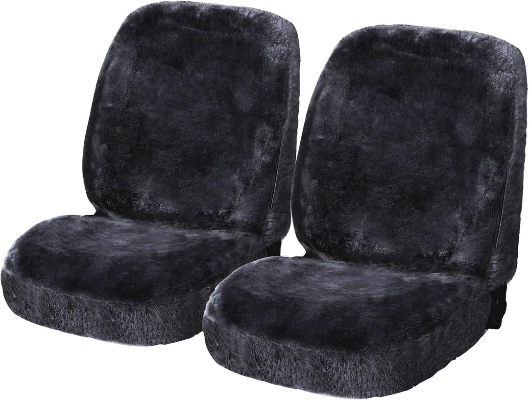 WOLTU AS7335dgr-2 Lammfellbezug Auto Sitzbezug Echtlammfell Vollbezug Vordersitzbezug universal Grös