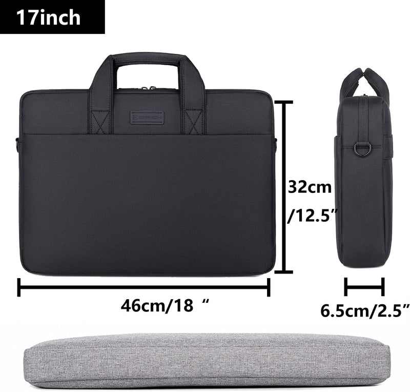 BDLDCE Unisex Notebooktasche Tablet Laptop Tasche, 17 A Schwarz, Schwarz