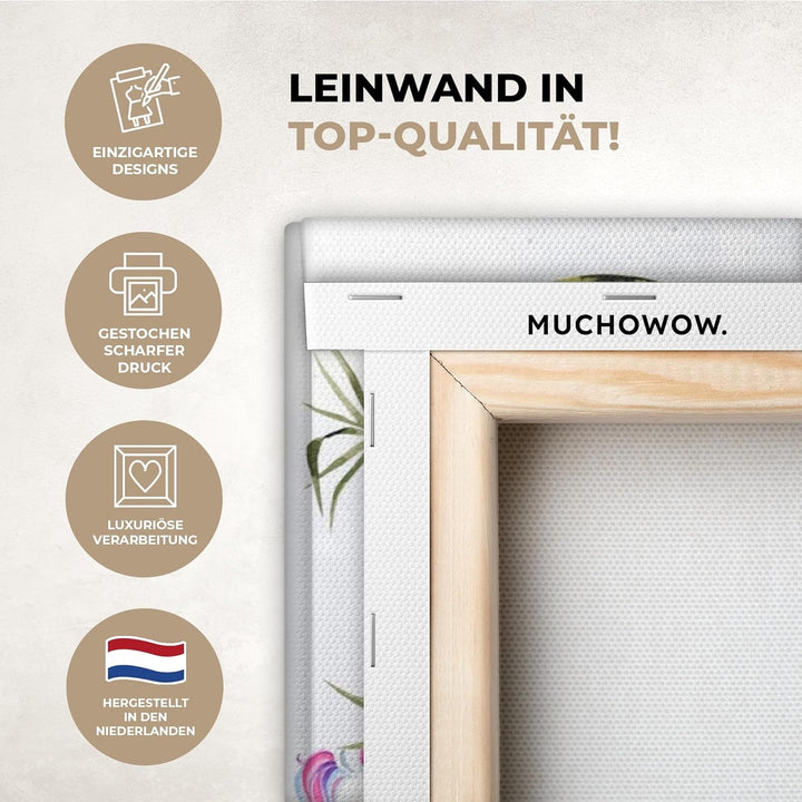 MuchoWow© Leinwände Gross 120x80 cm XXL Wall Decoration Bilder Kinderzimmer Mädchen Pictures Canvas