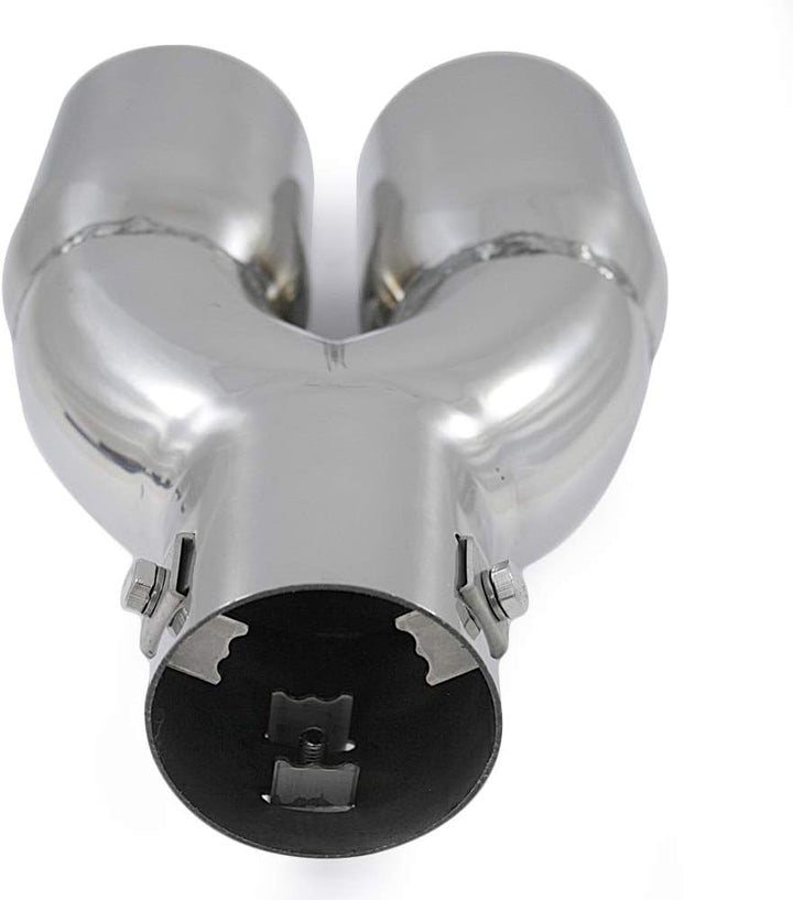 Universal 2425987 Auspuffblende Endrohr Sport Schalldämpfer Edelstahl Ø 55mm Chrom