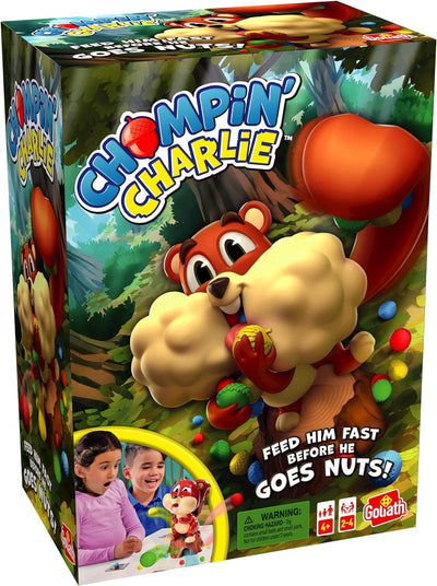 Chompin' Charlie Game - Feed The Squirrel Acorns and Race to Collect Them When They Scatter by Golia