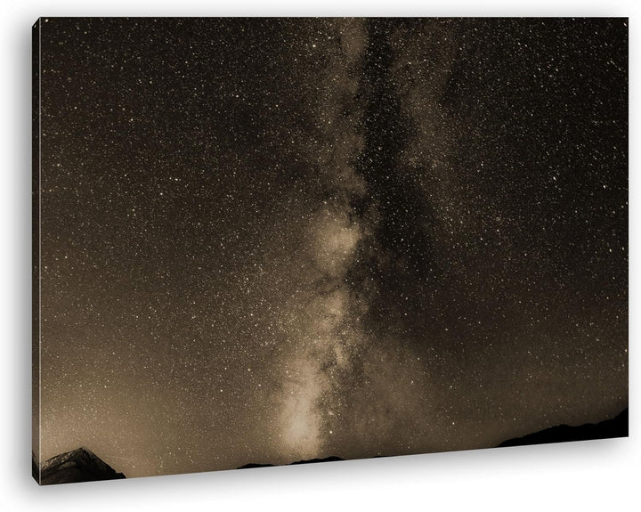 deyoli zauberhafte Aufnahme der Milchstrasse Format: 80x60 Effekt: Sepia als Leinwand, Motiv fertig