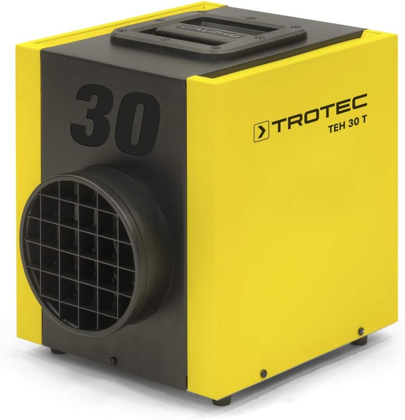 TROTEC TEH 30 T Elektroheizer, Bauheizer mit 3,3 kW mit widerstandsfähiger Schutzlackierung