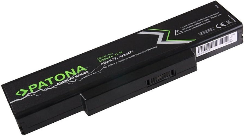 PATONA Premium 2342 Laptop Akku - Ersatz für ASUS 70-NX01B1000Z | 70-NXH1B1000Z | 70-NZY1B1000Z | 70