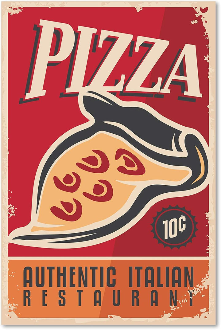 Wandbild XXL Nostalgisch Deko Kunst Bilder rostiges Schild Rot 80x120 cm Deco panel 80x120 cm Rot_A,