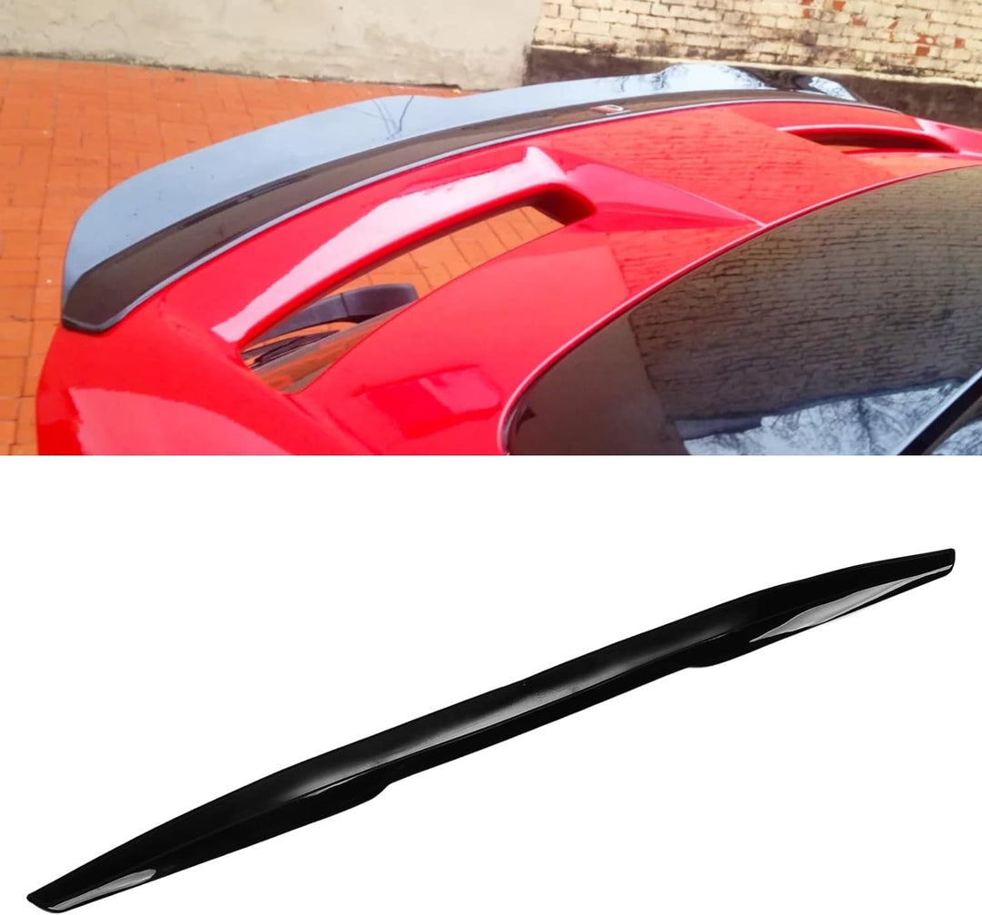 Kofferraumspoiler, Heckspoiler für Den Dachkofferraum Lip Tail Wing Rubber Glossy Black Anti Univers