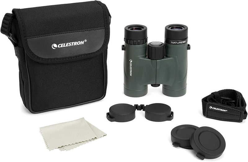 Celestron 71331 10 x 32 DX Nature Fernglas – Grün Nature DX 10 x 32 Dachprisma, Nature DX 10 x 32 Da