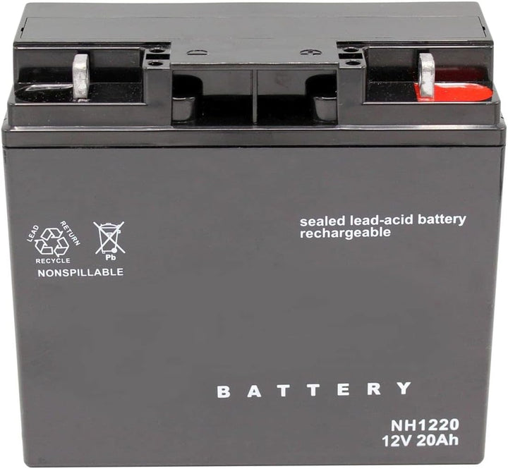 SECURA Gel-Batterie 12V 20Ah kompatibel mit Concord T13-102 Rasentraktor
