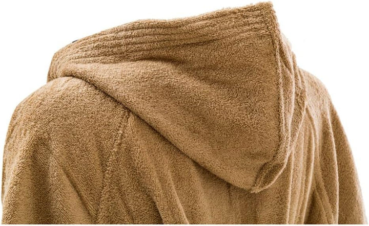 Bassetti Bademantel Saunamantel Morgenmantel Frottee Herren Damen mit Kapuze,Corda, Grösse S 100% Ba