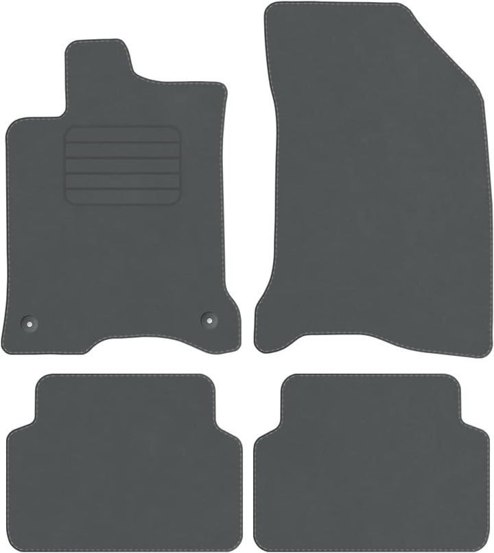 Veloursfussmatten Automatten Velourmattenset für Renault Laguna II Grandtour Bj. 2001 – 2007 Mit Abs