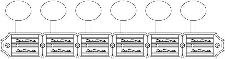 Grover 133N6 Gitarrenmechaniken