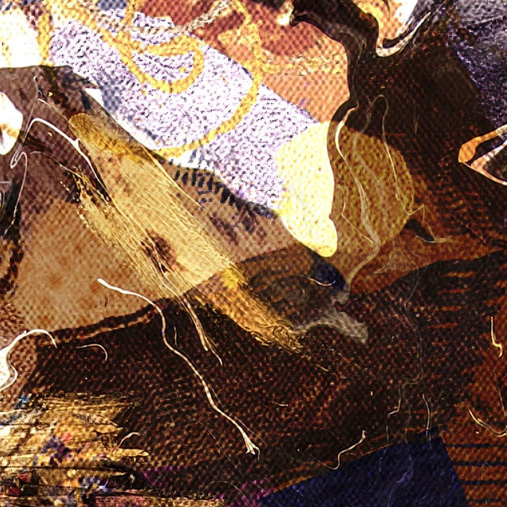 Wandbild XXL Kunst werk Deko Kunst Bilder Abstraktion Braun 150x50 cm Deco panel 150x50 cm E, Deco p