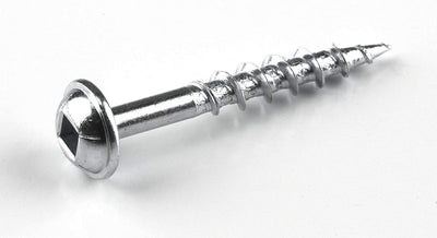 Silverline Zinc Pocket-Hole Screws Washer Head - Coarse